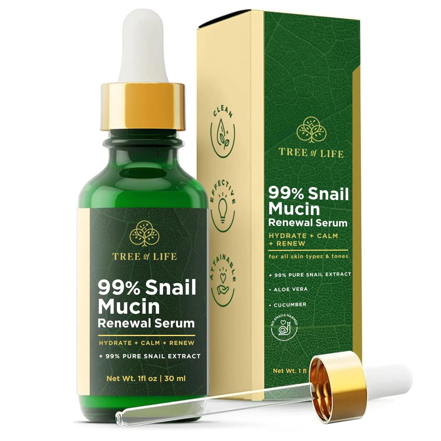 Tree of Life Beauty 99% Snail Mucin Serum